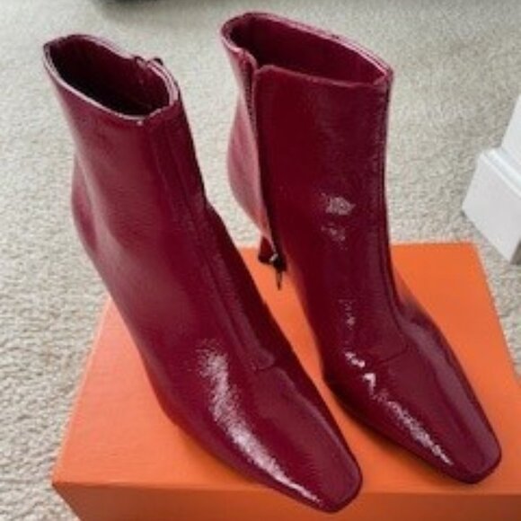 Alfani Shoes - Alfani Women's Celleste Patent Booties Wine Size 6.5